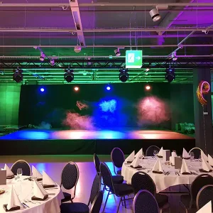 Beleuchtung, Beschallung Konzert und  Video Firmenfeier im im M-Park Ebikon 2017​