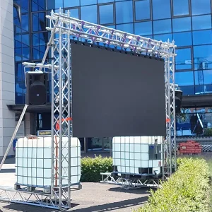 LED Wand mieten P3.9, 3.5 x 2m mit Beschallungsanlage zu Live Fussballübertragung EM 2024 Olten