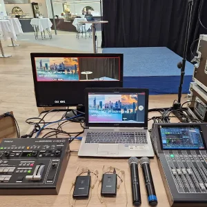 Live Set für das Steaming von MS Teams oder andere Softwaretools.