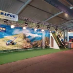 Messe Thun, 15x3x3.5m Traversenhaus mit Lichttechnik 2024