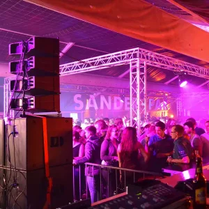 Beschallung, Beleuchtug und LED Screen an Senderparty mit  über 2000 Besuchern auf 3 Floors 2015/2016 ​